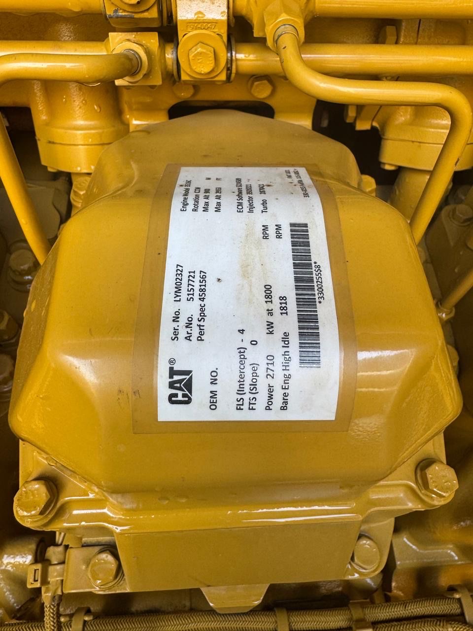 2021 CATERPILLAR 3516C Generator Set , 3125KVA, 2500KW , 60HZ - View 4